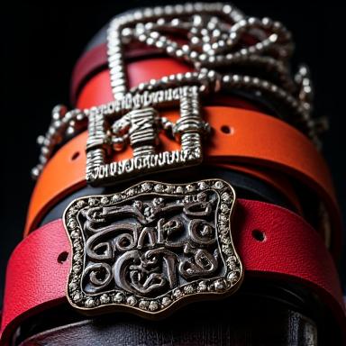 Statement fashion belts collection